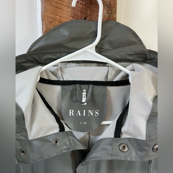 Unisex RAINS rain coat size s/m - Picture 5 of 8